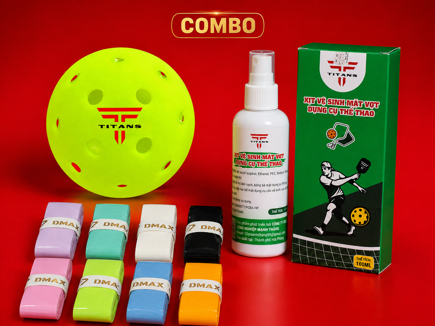 TITANS pickleball combo